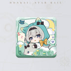 Honkai: Star Rail Girls Dormitory Series Chibi Square Badge