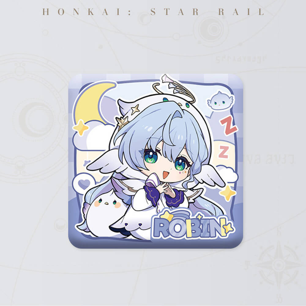 Honkai: Star Rail Girls Dormitory Series Chibi Square Badge