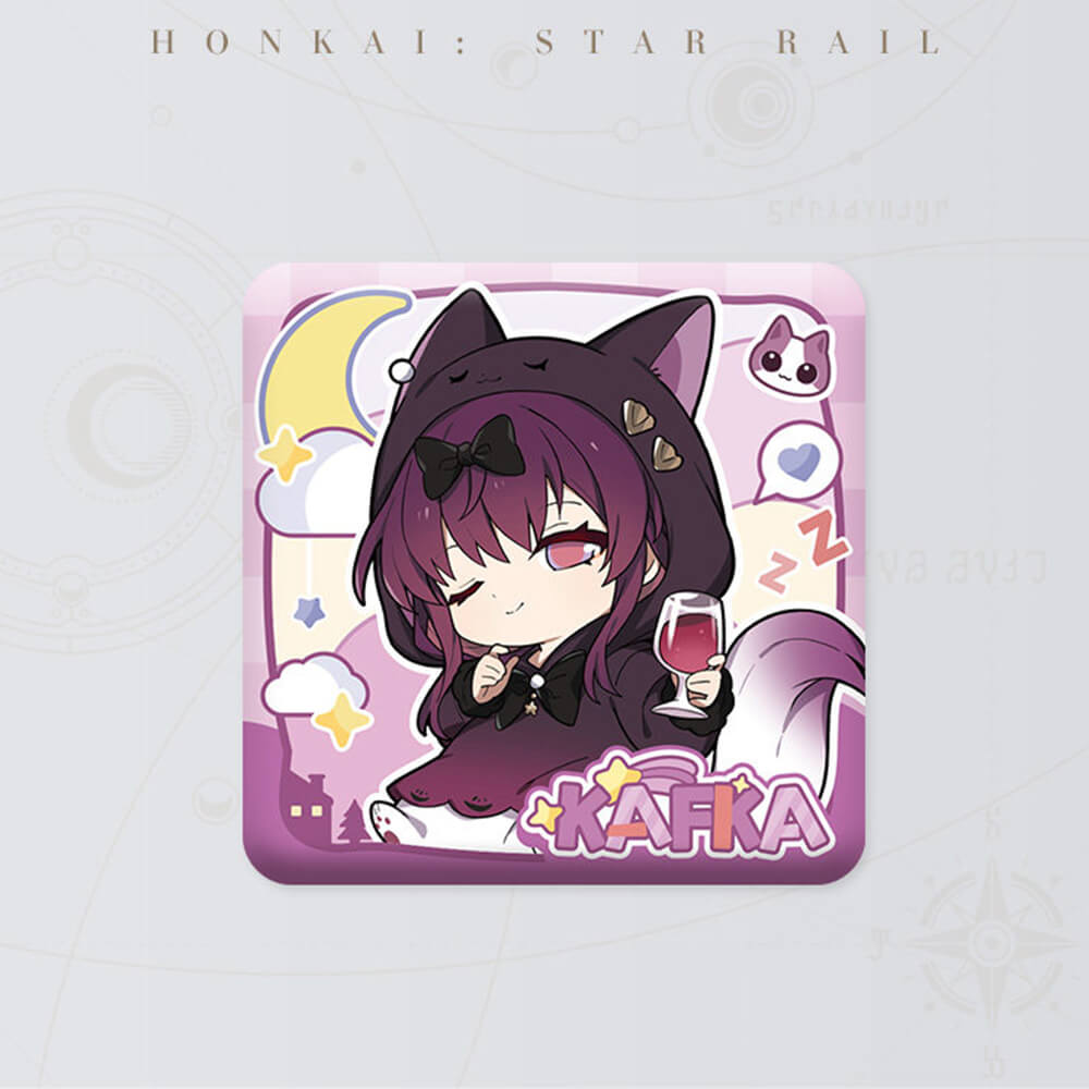 Honkai: Star Rail Girls Dormitory Series Chibi Square Badge