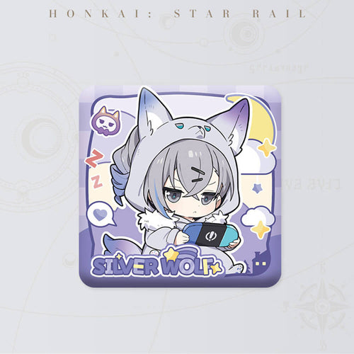 Honkai: Star Rail Girls Dormitory Series Chibi Square Badge