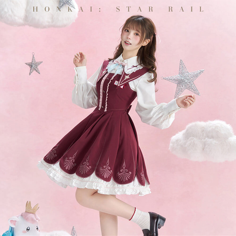 Honkai: Star Rail: Hyacine Impression Series Pinafore Dress