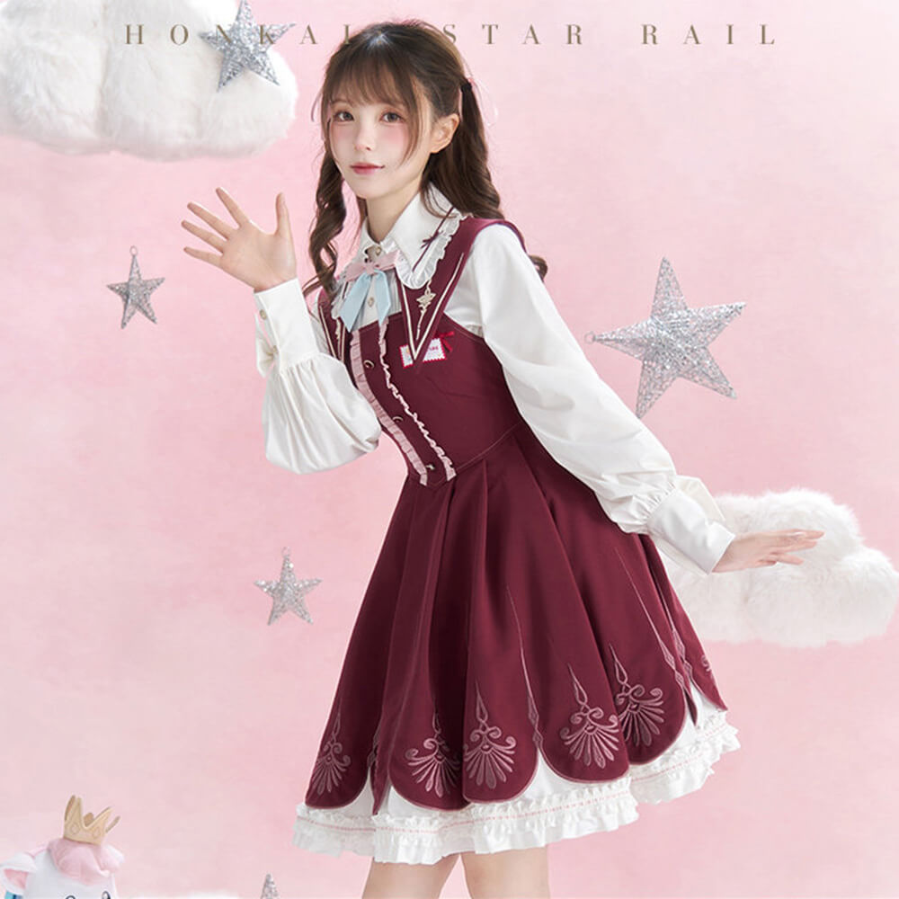 Honkai: Star Rail: Hyacine Impression Series Pinafore Dress