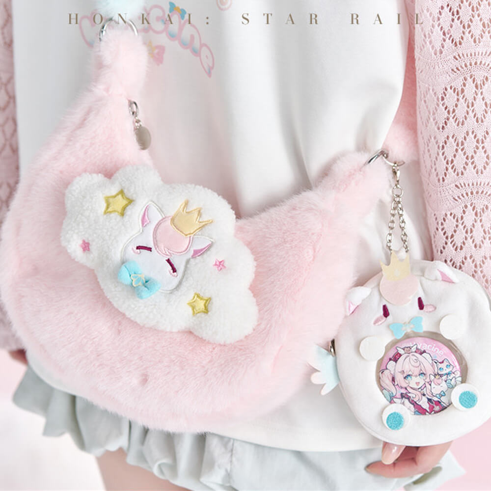 Honkai: Star Rail: Hyacine Impression Series Plush Crossbody Bag