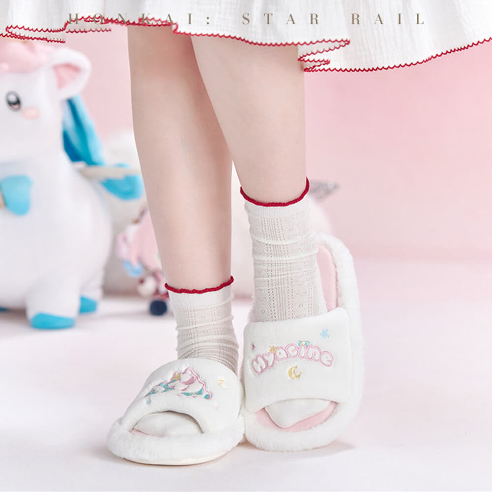 Honkai: Star Rail: Hyacine Impression Series Plush Slippers