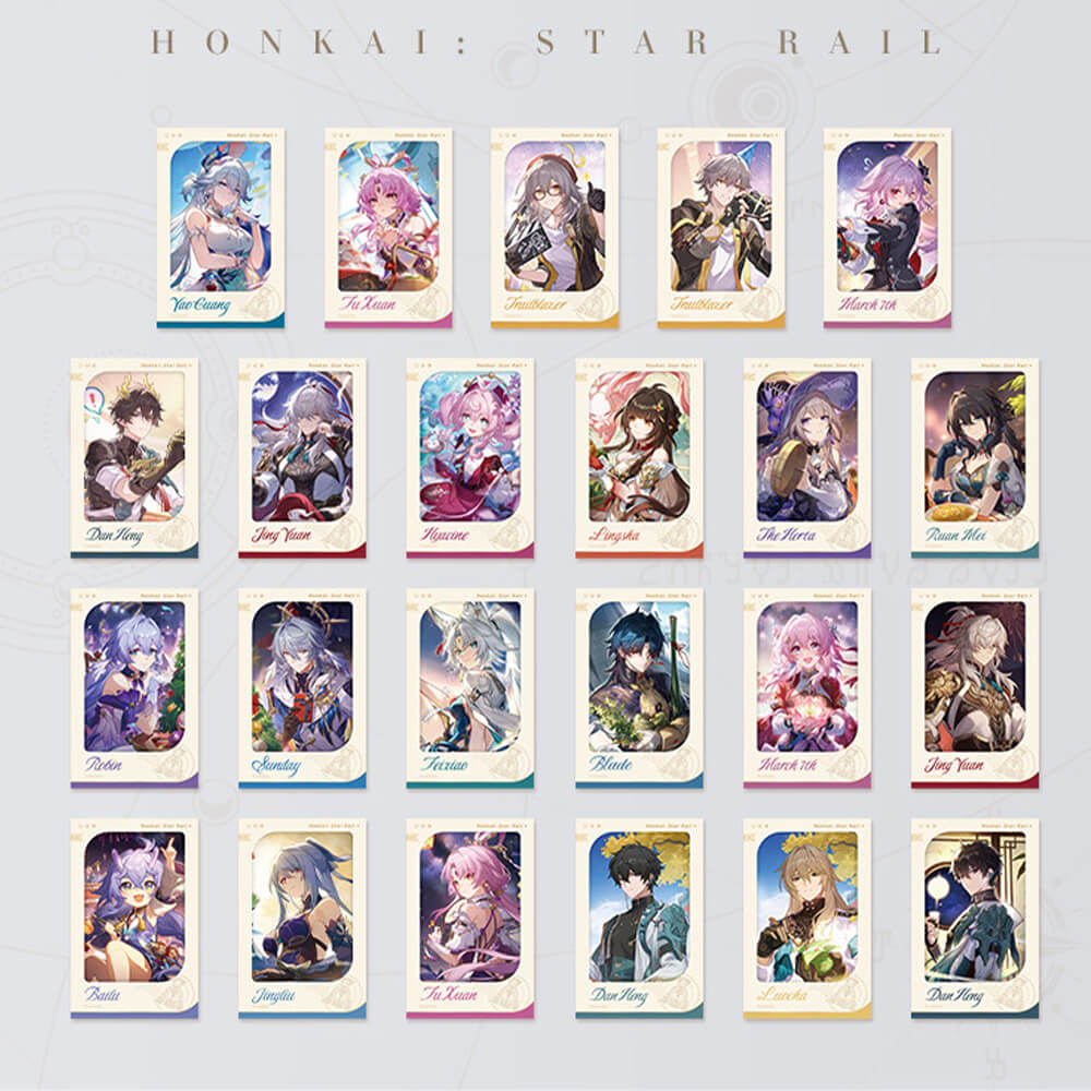 Honkai: Star Rail: Stellar Sea Celebration Series Faux Film Cards