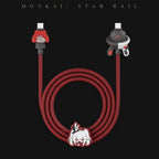 Honkai: Star Rail Straight Fire Unreal Banger Sparkle & Sparxie Series 100W Braided Charging Cable