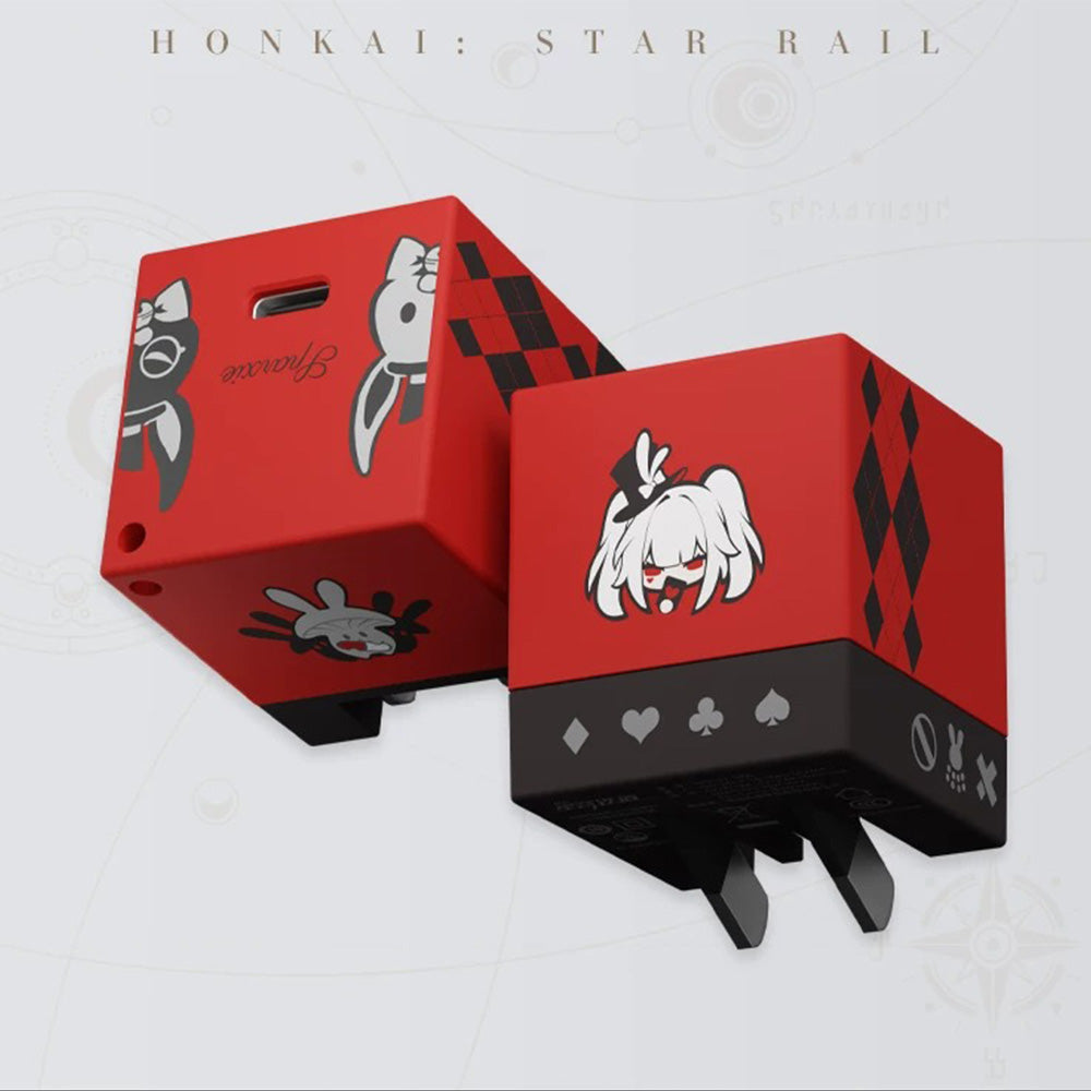 Honkai: Star Rail Straight Fire Unreal Banger Sparkle & Sparxie Series Fast Charging Power Adapter