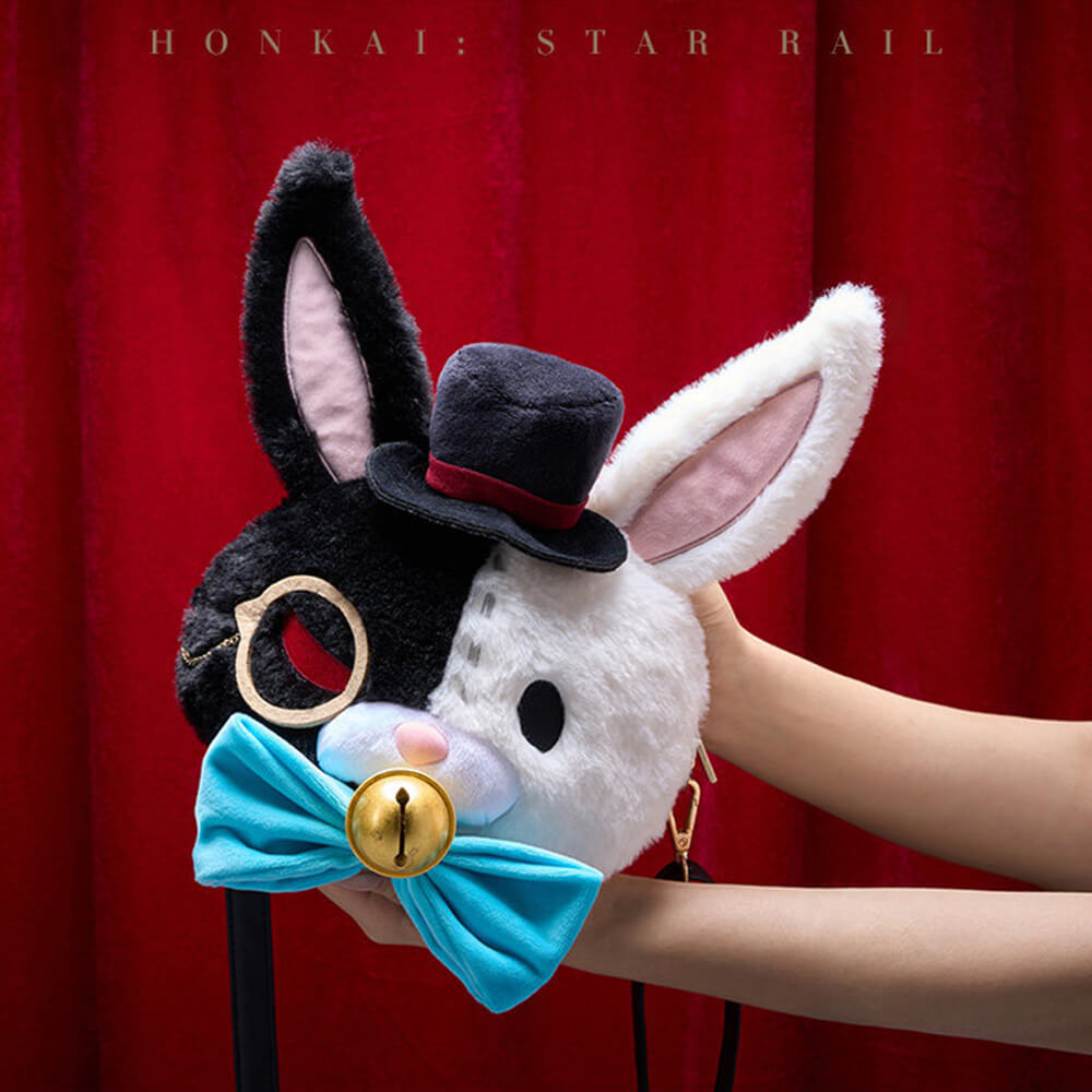 Honkai: Star Rail Straight Fire Unreal Banger Sparkle & Sparxie Series Plush Crossbody Bag