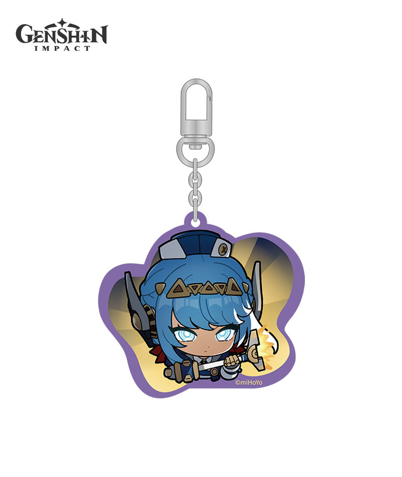 [Official Merch] Genshin Impact Nod-Krai Characters Chibi Expression Acrylic Keychains