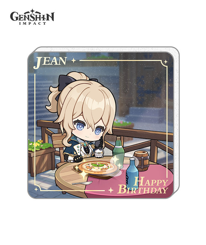 Genshin Impact Characters Birthday Acrylic Fridge Magnets