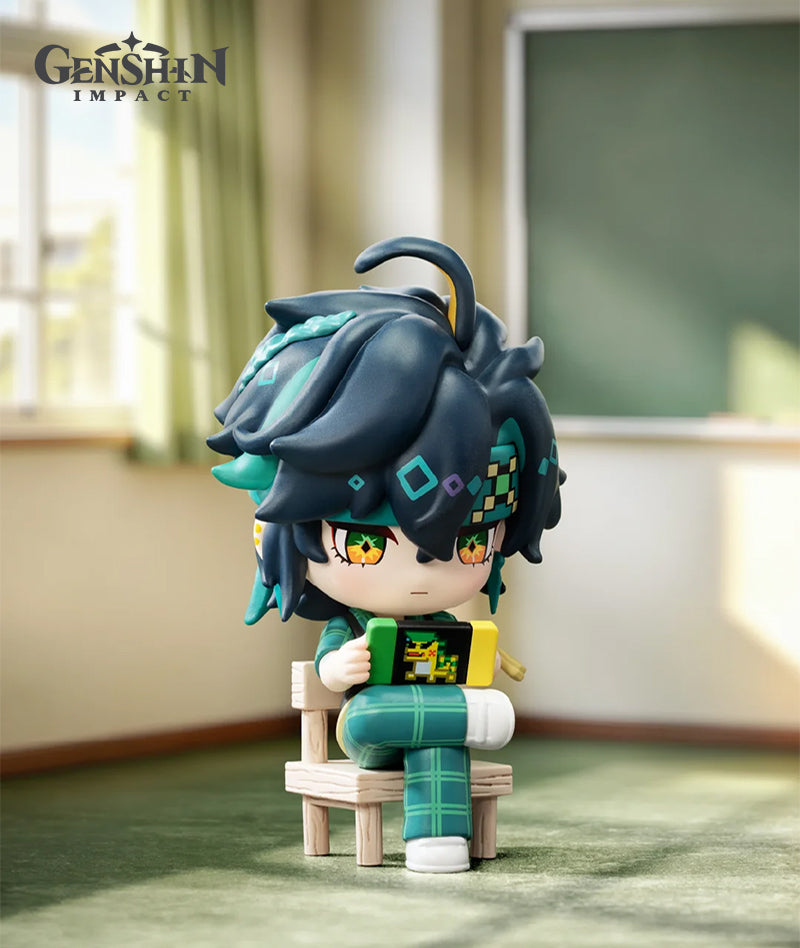 [Official Merch] Genshin Impact Pop Mart Academy's Light & Shadow Poetry Chibi Figure Blind Box
