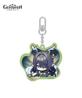 Genshin Impact Nod-Krai Characters Chibi Expression Acrylic Keychains