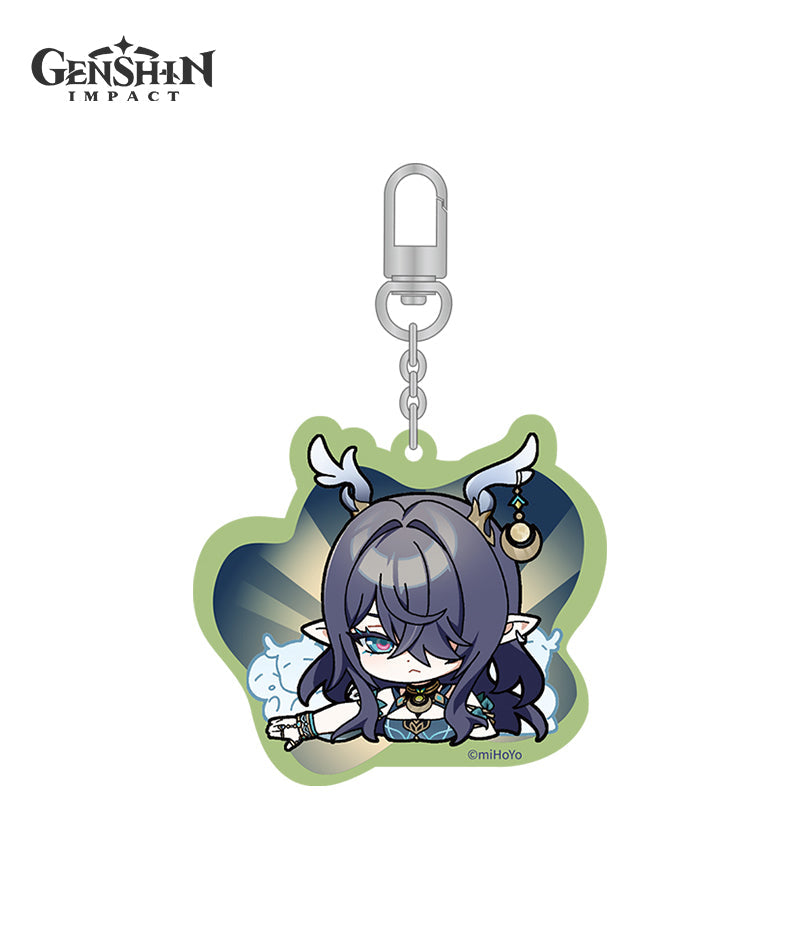 [Official Merch] Genshin Impact Nod-Krai Characters Chibi Expression Acrylic Keychains