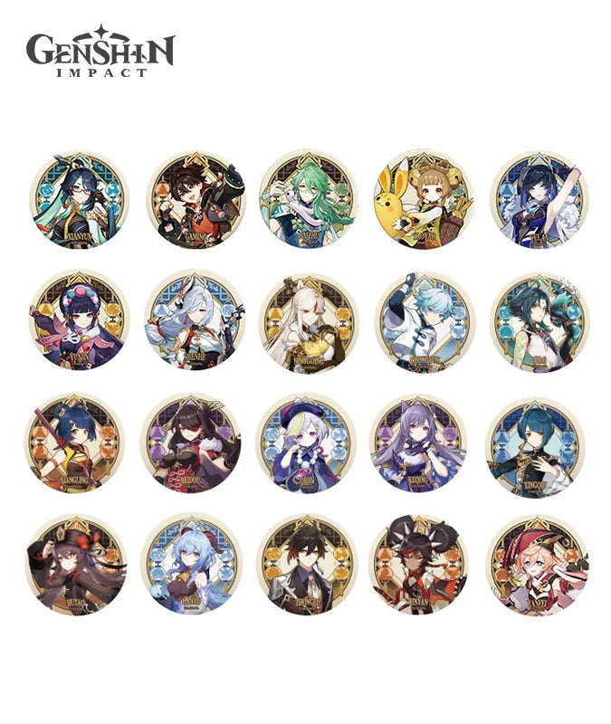[Official Merchandise] Genshin Impact Liyue Character Badge