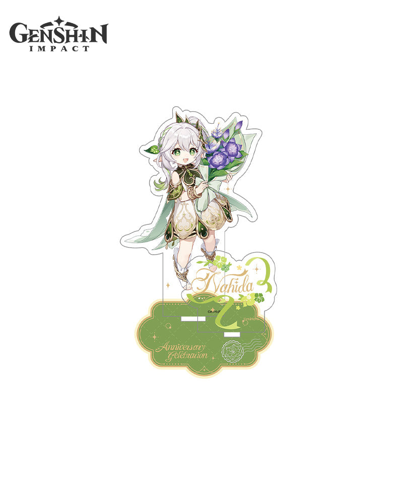 [Official Merch] Genshin Impact 5th Anniversary Character Standees