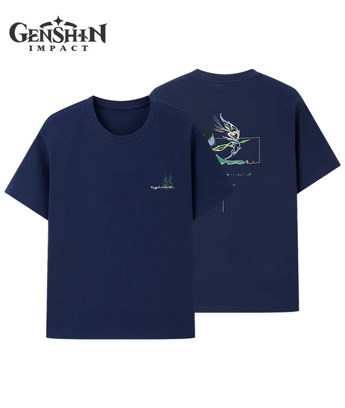 [Official Merchandise] Tighnari Impression T-Shirt Of Forest and Sand Clothing