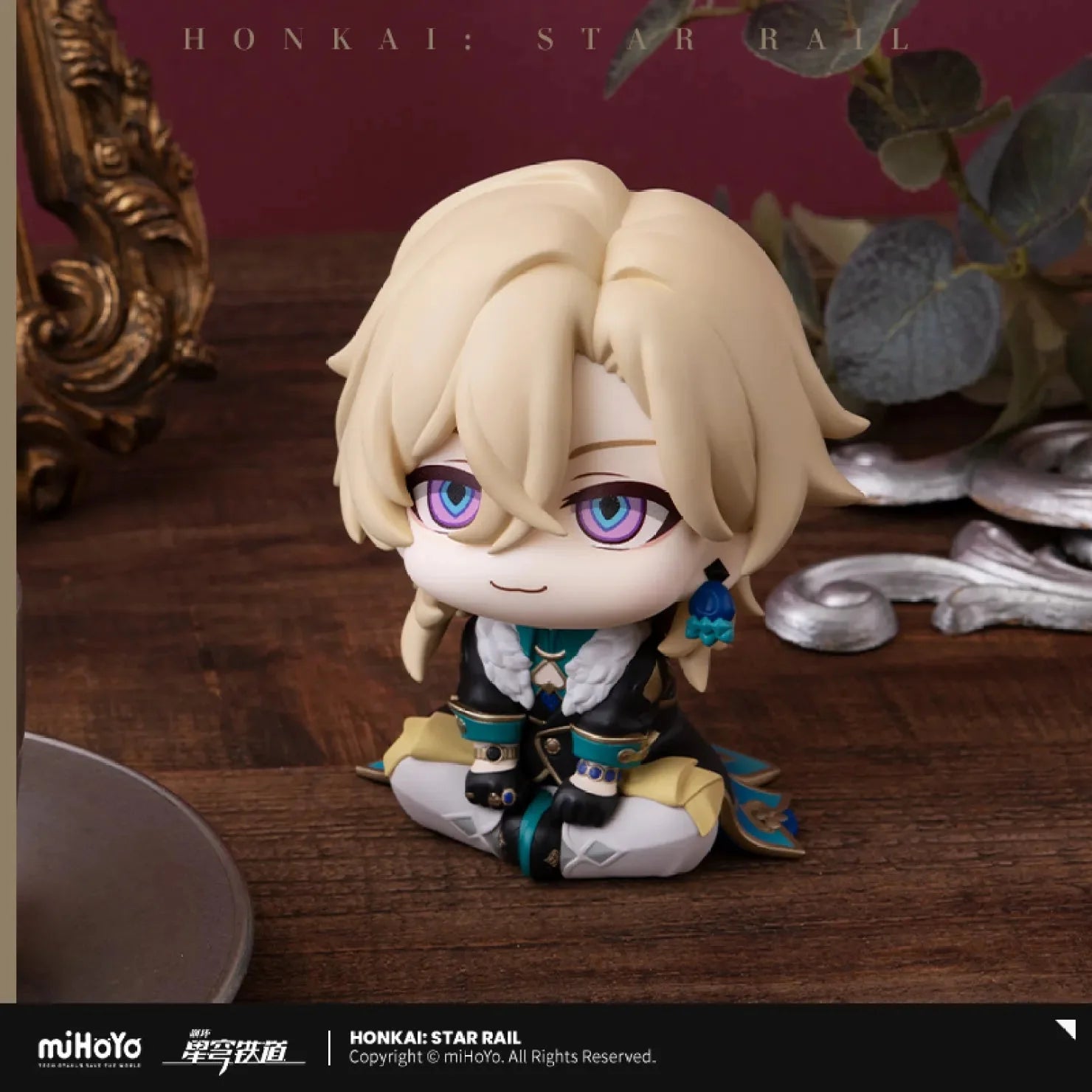 [OFFICIAL] Honkai Star Rail Aventurine / Kakavasha Lookup Chibi Figure