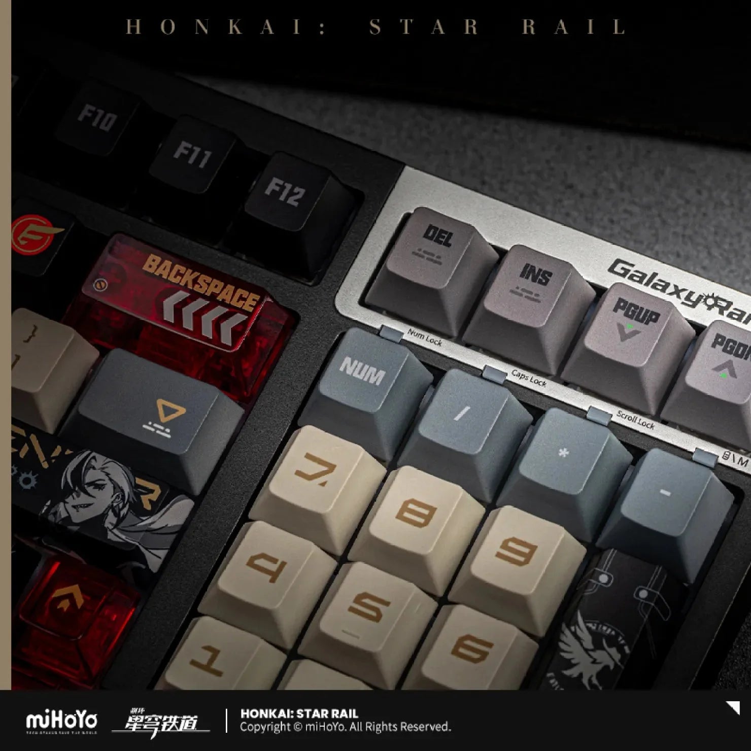 [OFFICIAL] Honkai Star Rail Boothill RGB BacklitMechanical Keyboard