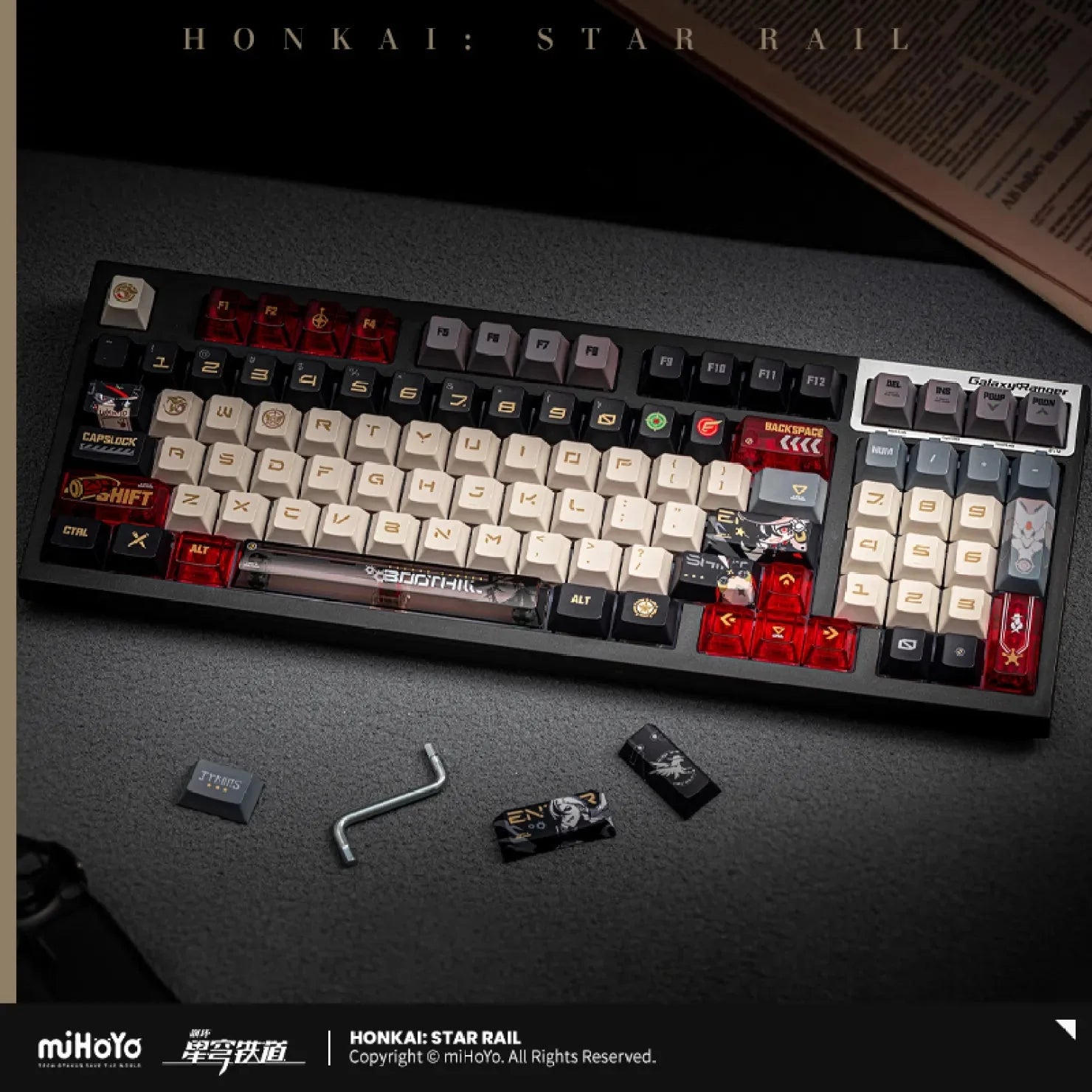 [OFFICIAL] Honkai Star Rail Boothill RGB BacklitMechanical Keyboard