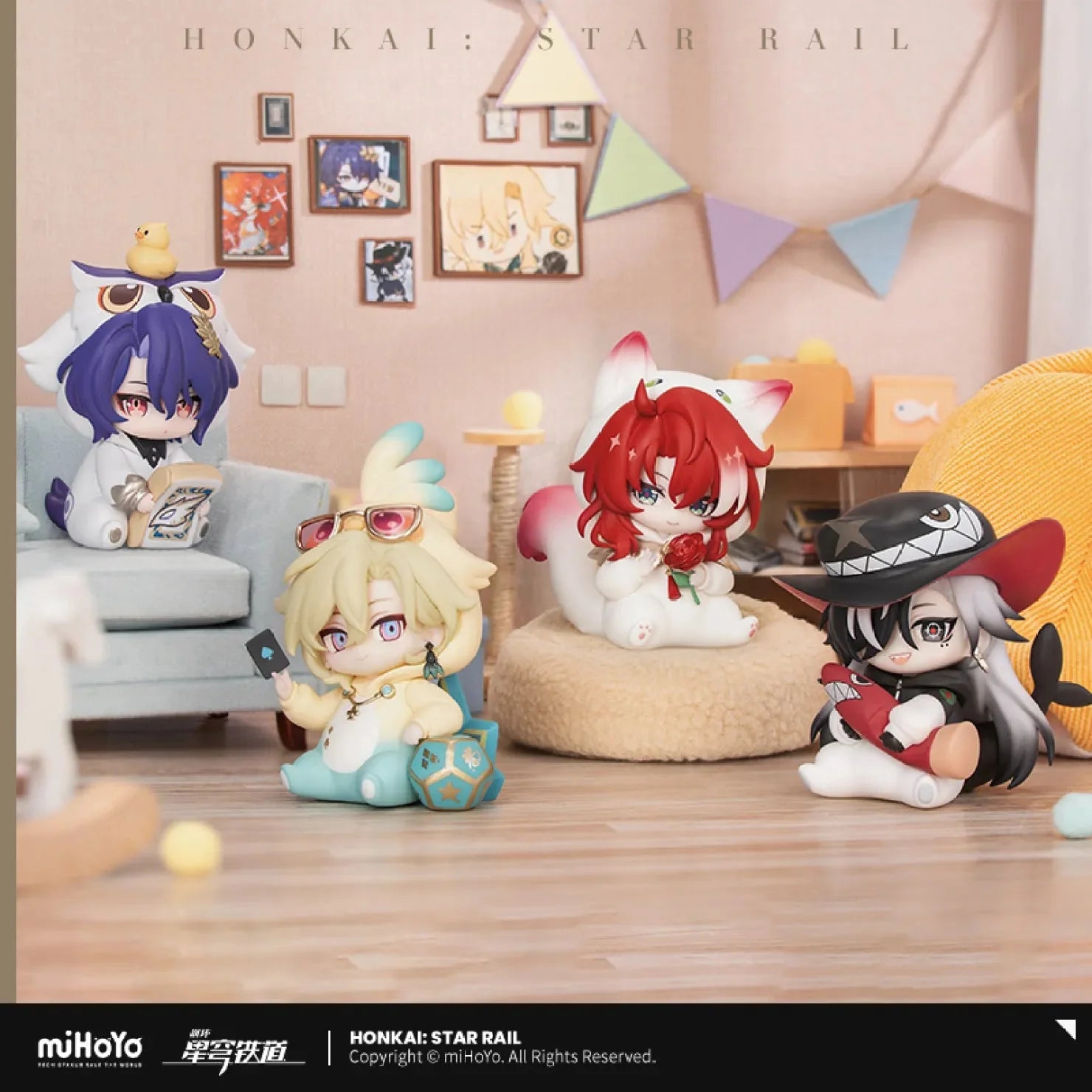 [OFFICIAL] Honkai Star Rail Boys Dormitory Series Chibi Figure Blind Box