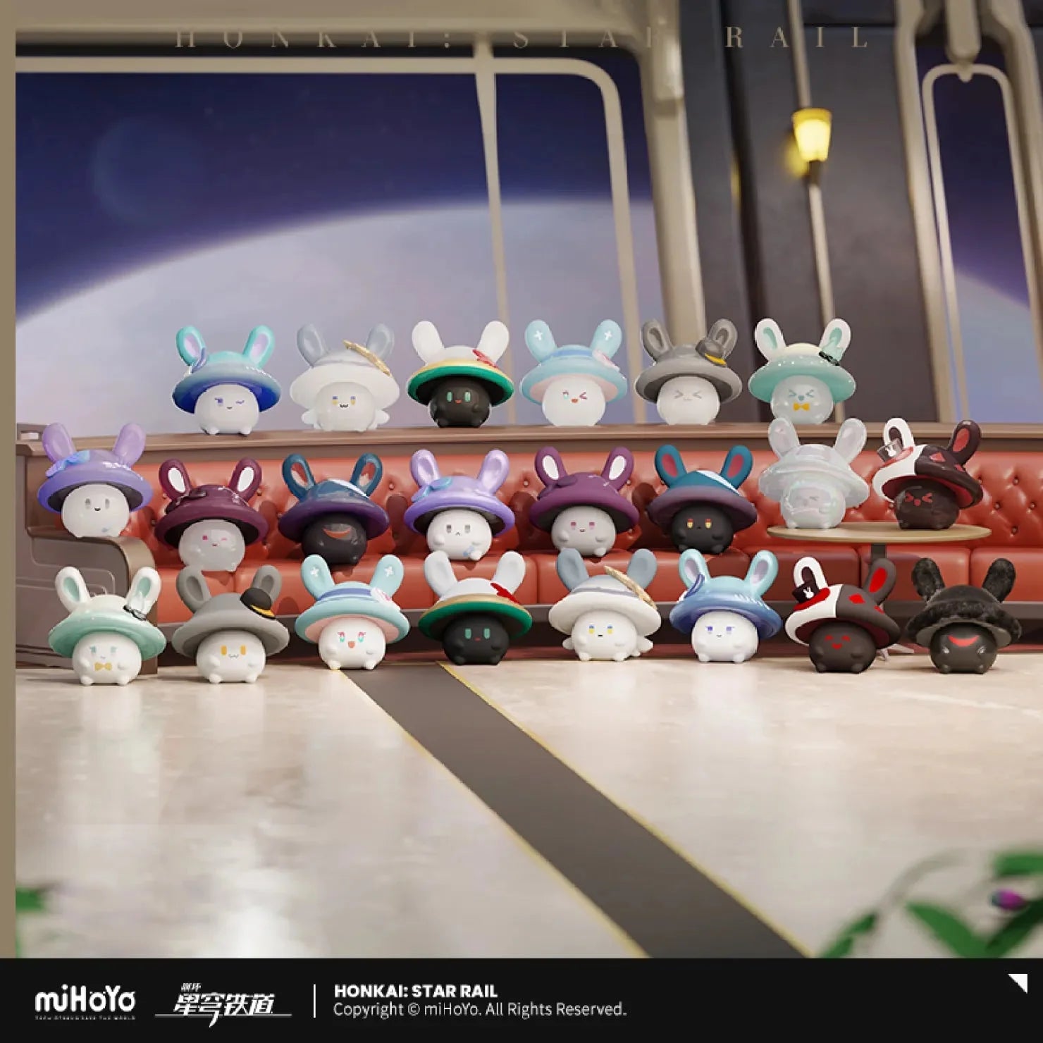 [OFFICIAL] Honkai Star Rail Bunny Mushroom & Mushroom Bunny Series Mini Figure Blind Bag