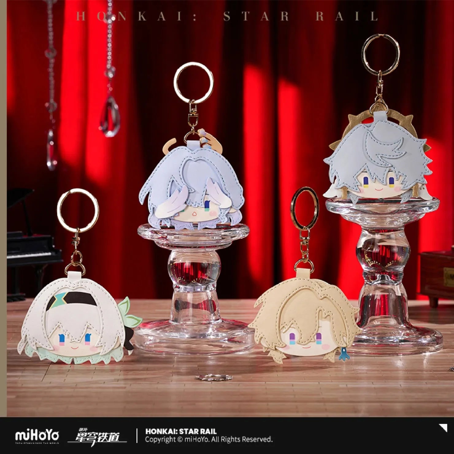[OFFICIAL] Honkai Star Rail Character Pinch-Pinch Chibi PU Pendant