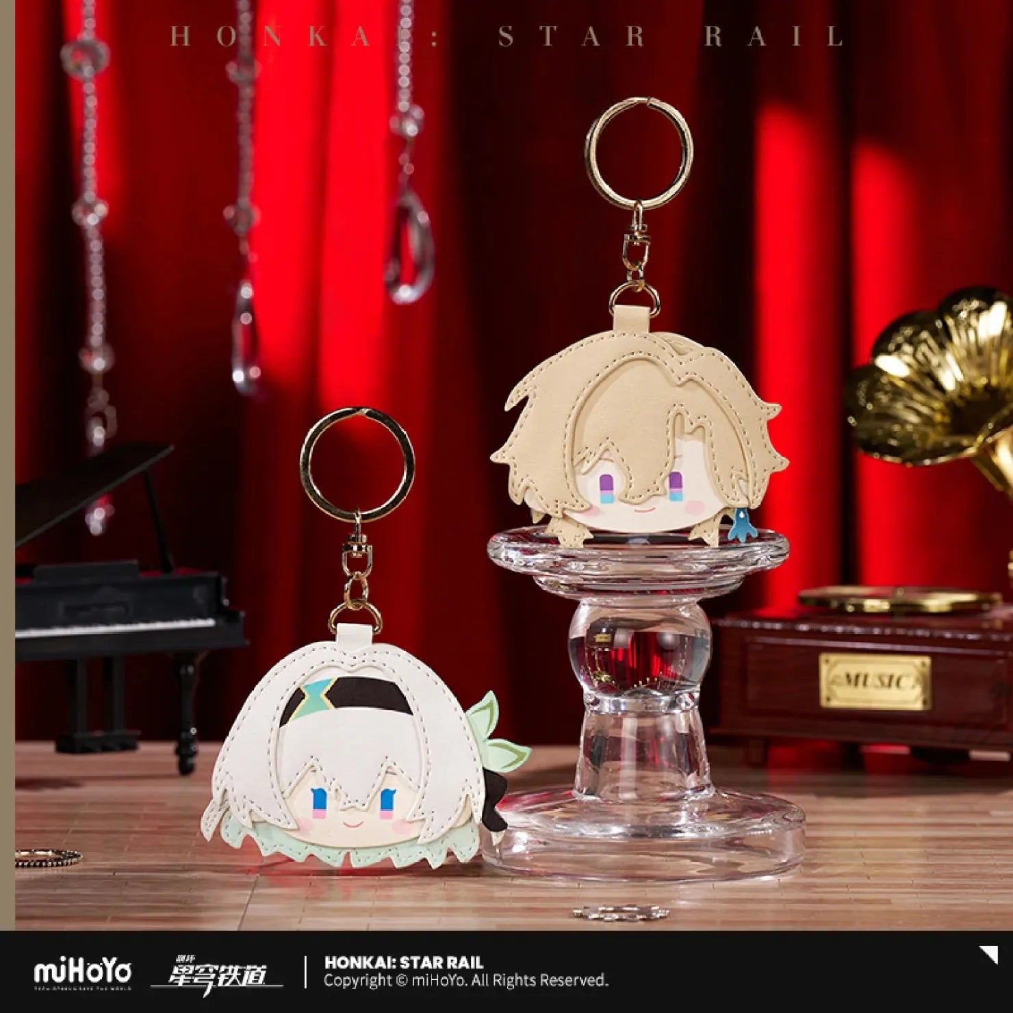 [OFFICIAL] Honkai Star Rail Character Pinch-Pinch Chibi PU Pendant