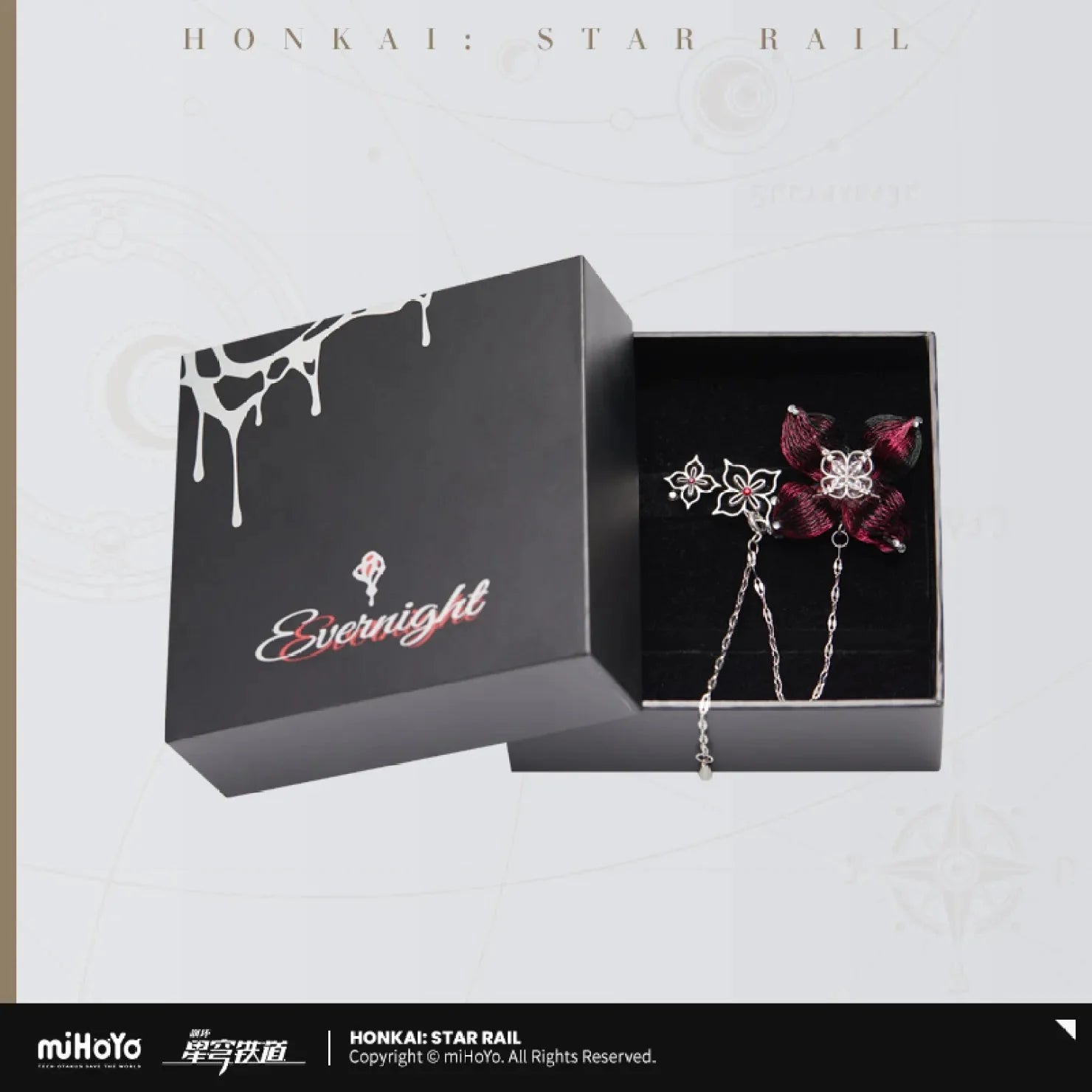 [OFFICIAL] Honkai Star Rail Evernight Impression Series Accessories - Hair Clip Brooch