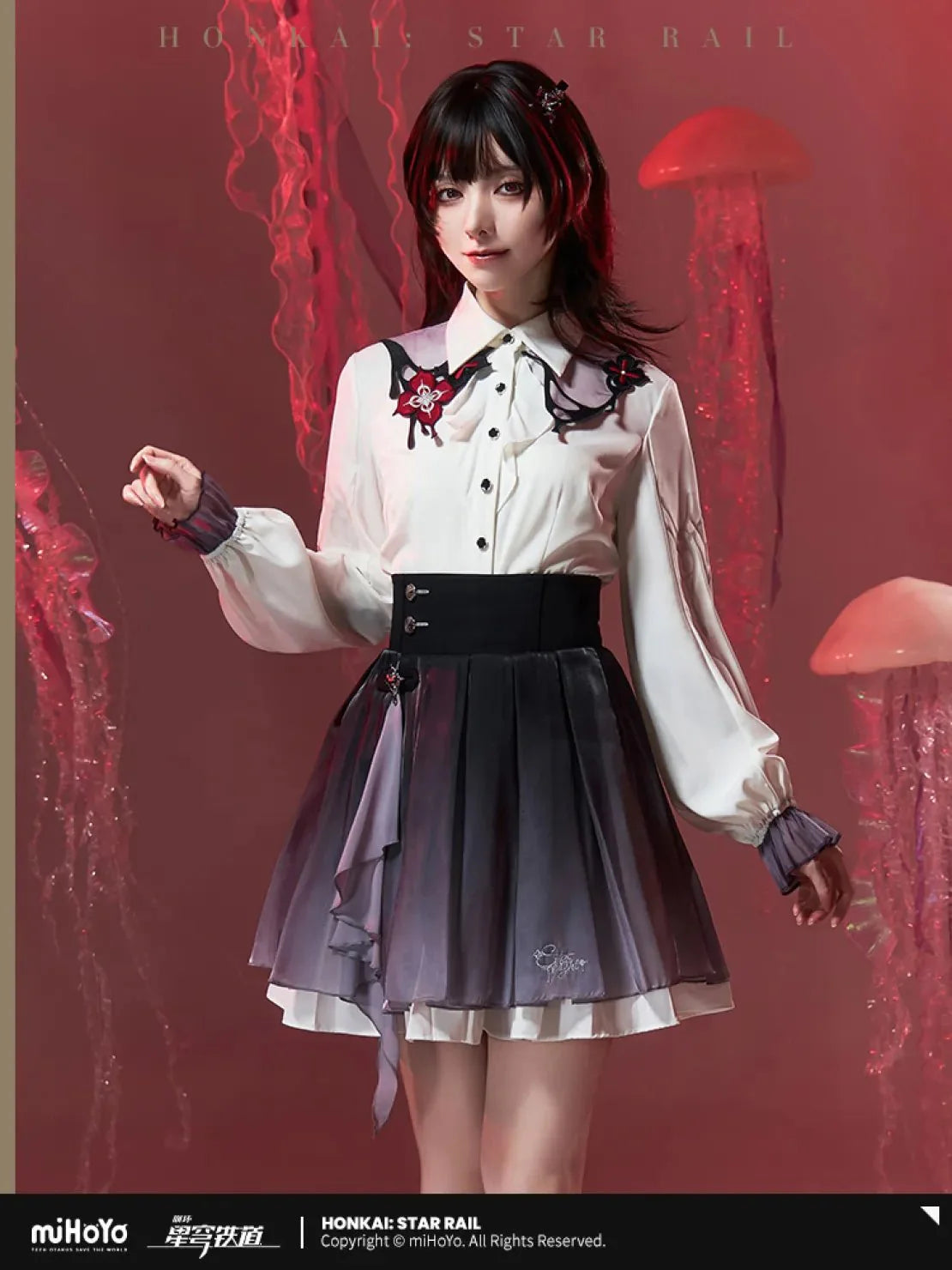 [OFFICIAL] Honkai Star Rail Evernight Impression Series Clothes - Long Sleeve Shirt