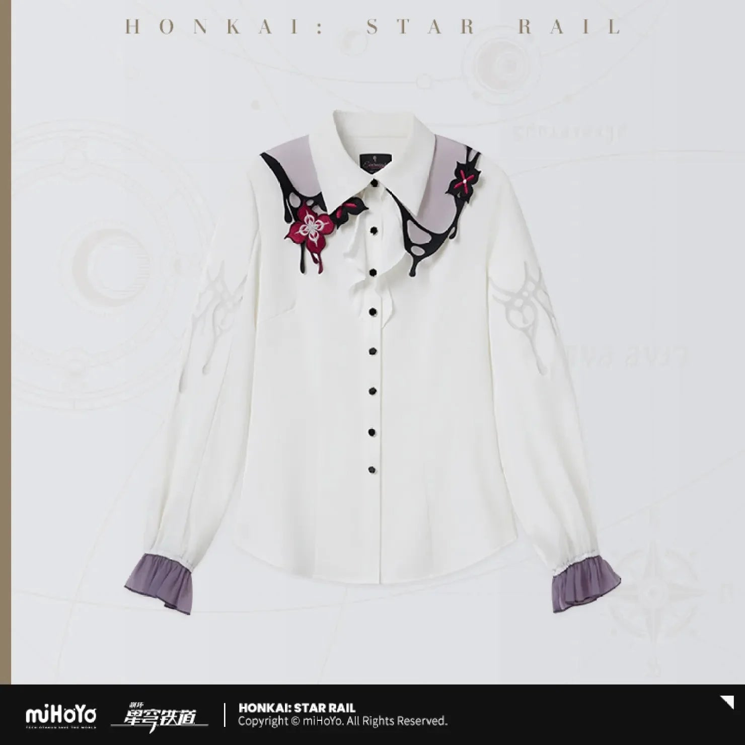 [OFFICIAL] Honkai Star Rail Evernight Impression Series Clothes - Long Sleeve Shirt