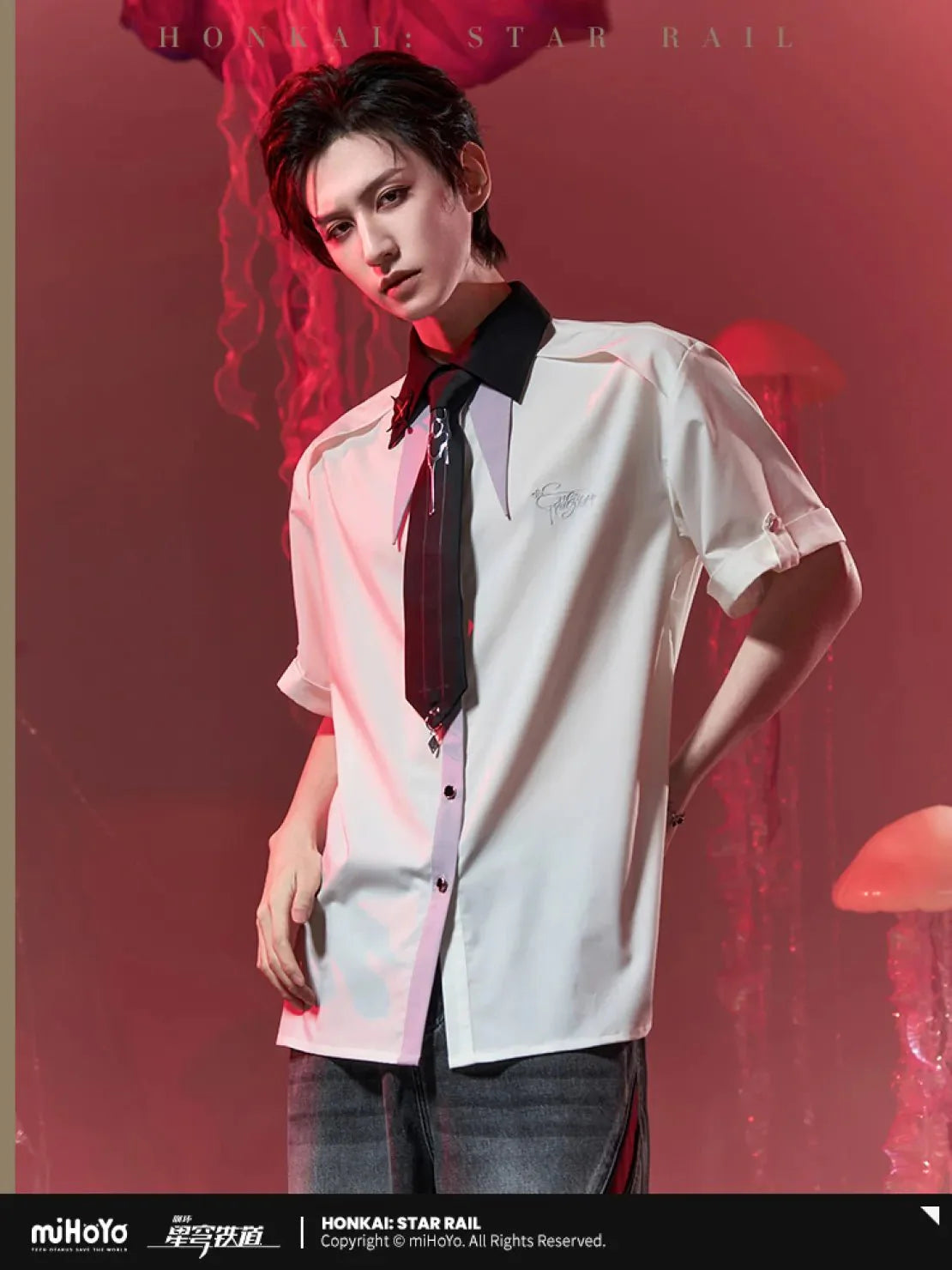 [OFFICIAL] Honkai Star Rail Evernight Impression Series Clothes - Short Sleeve Shirt