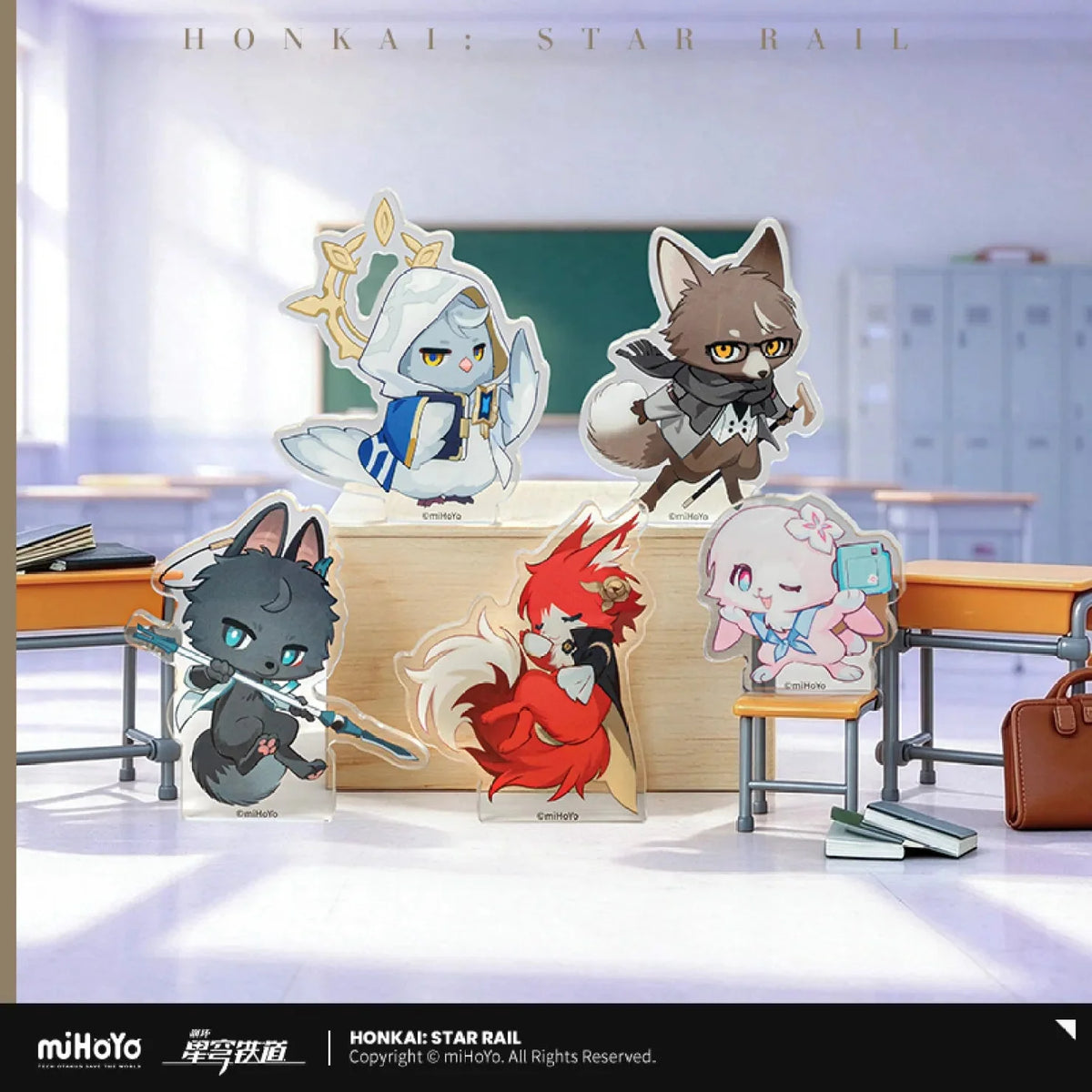 Honkai Star Rail Fluffy Across The Blue Series Mini Acrylic Stand Figure