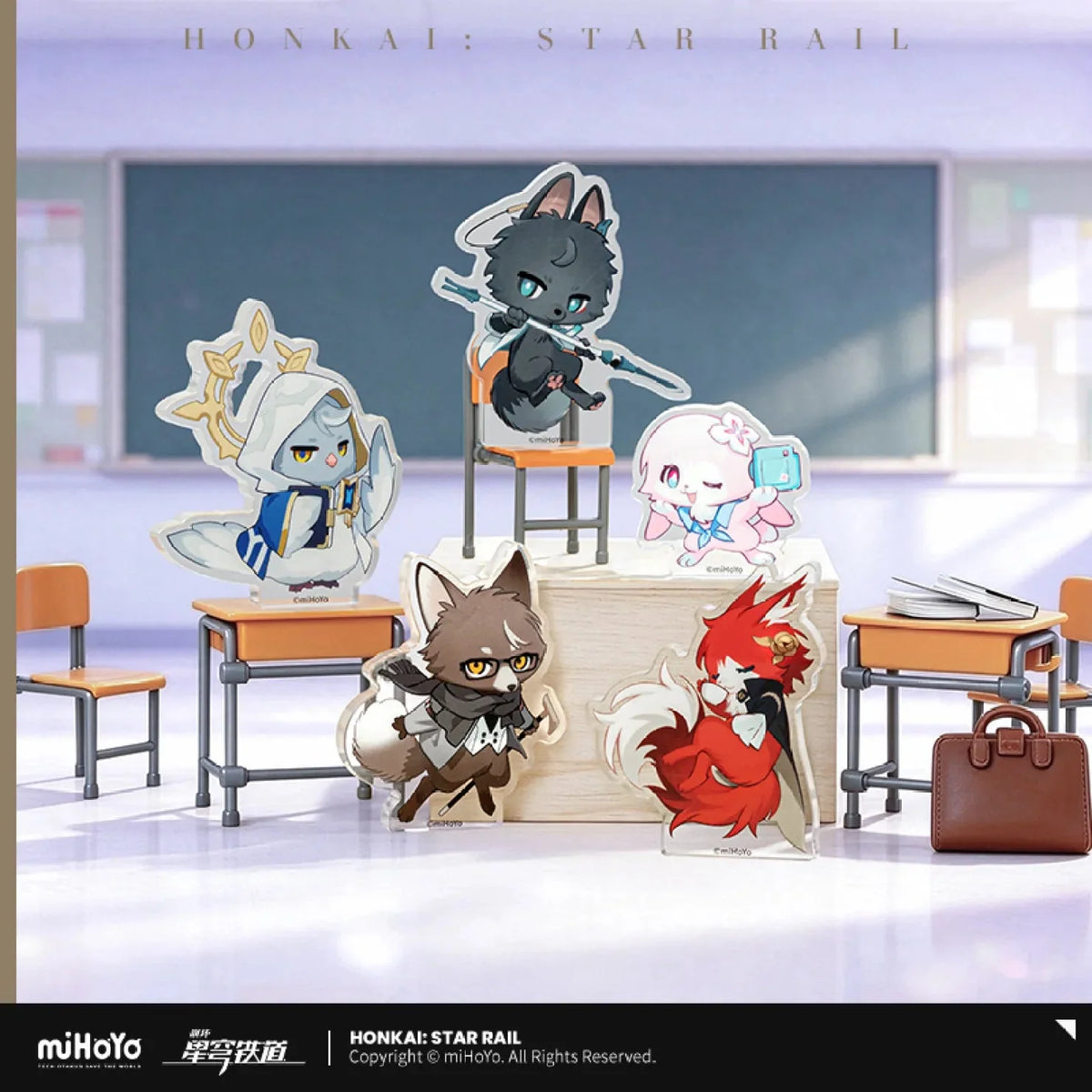 Honkai Star Rail Fluffy Across The Blue Series Mini Acrylic Stand Figure