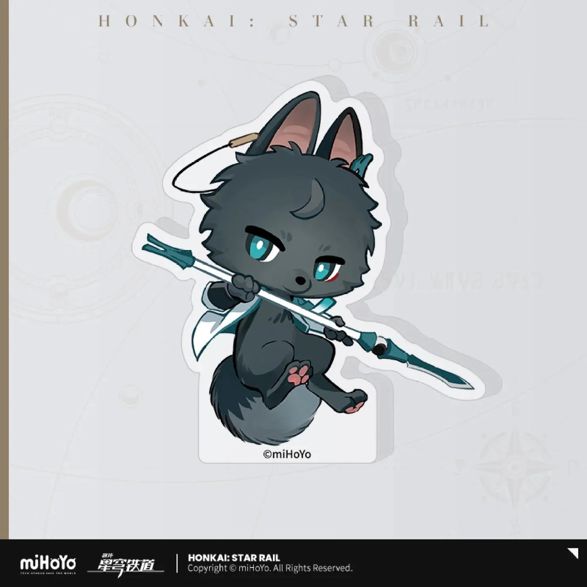 Honkai Star Rail Fluffy Across The Blue Series Mini Acrylic Stand Figure