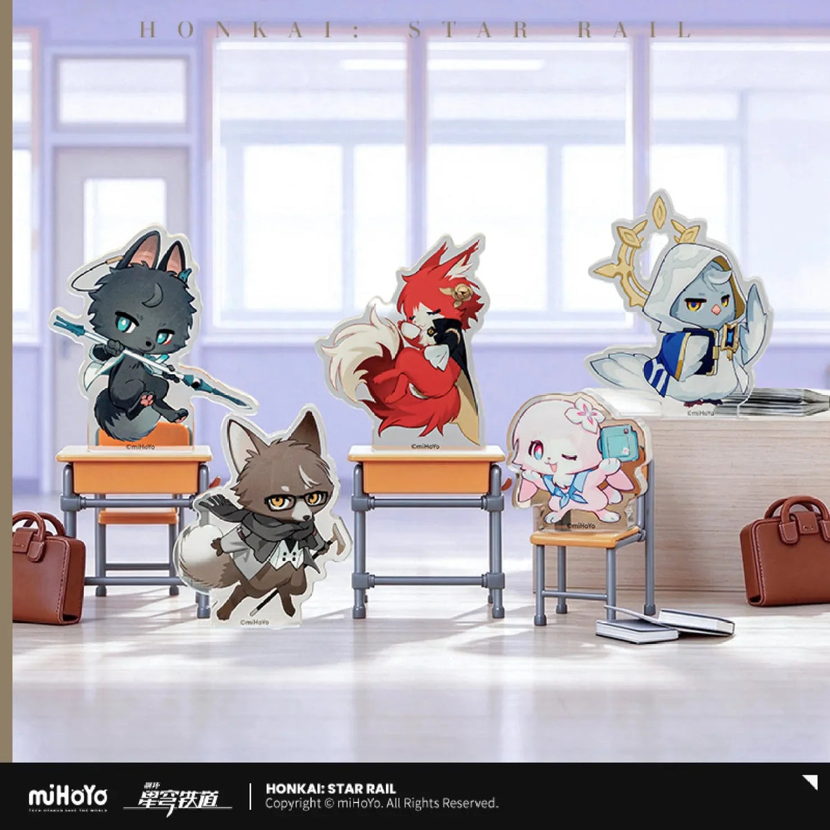Honkai Star Rail Fluffy Across The Blue Series Mini Acrylic Stand Figure