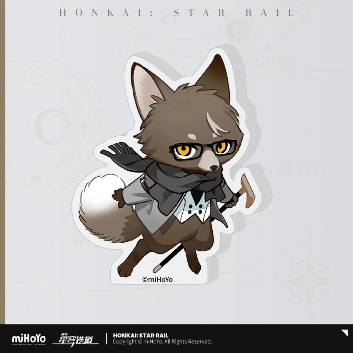 Honkai Star Rail Fluffy Across The Blue Series Mini Acrylic Stand Figure