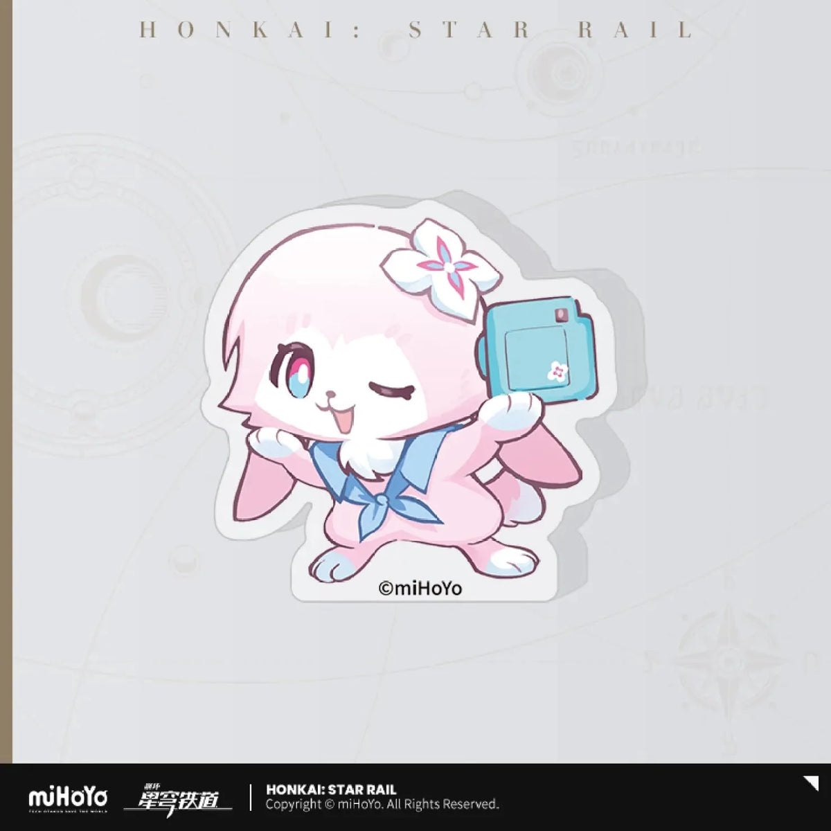 Honkai Star Rail Fluffy Across The Blue Series Mini Acrylic Stand Figure