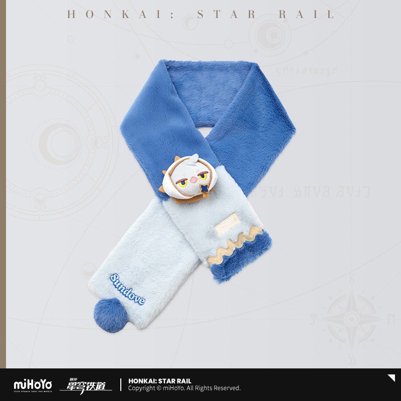 Honkai Star Rail Fluffy Across The Blue Series Plush Scarf