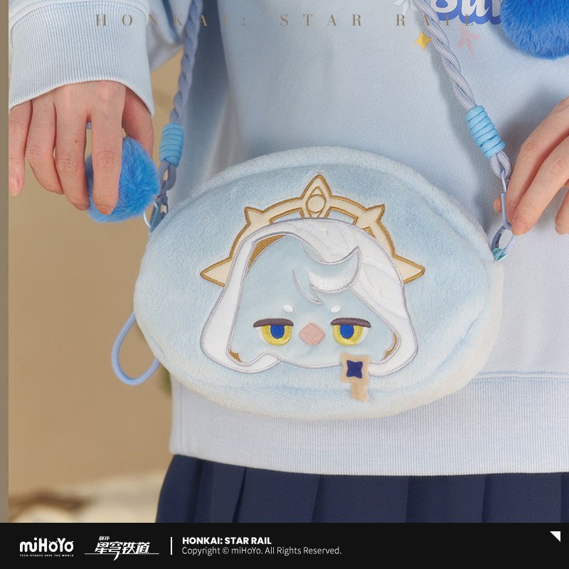 Honkai Star Rail Fluffy Across The Blue Series Plush Shoulder Bag
