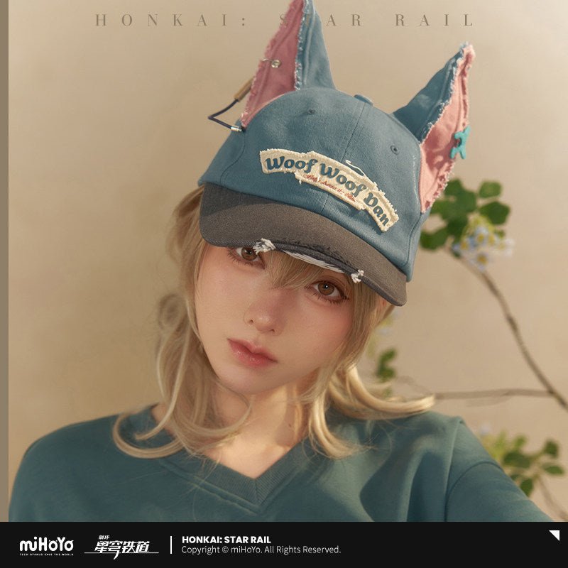 Honkai Star Rail Fluffy Across The Blue Series Woof Woof Dan Baseball Cap