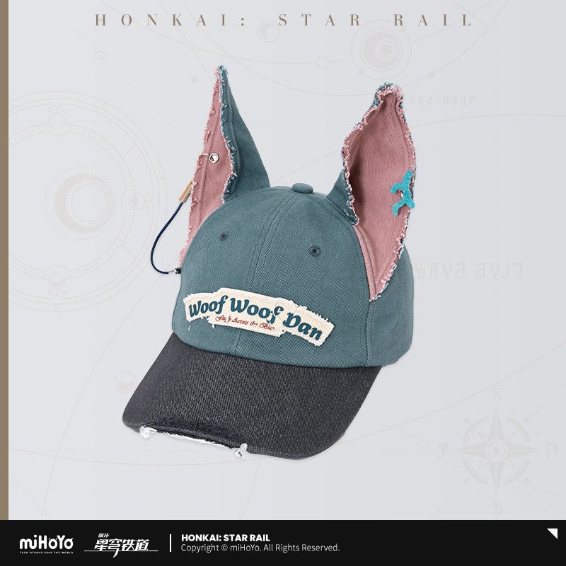 Honkai Star Rail Fluffy Across The Blue Series Woof Woof Dan Baseball Cap