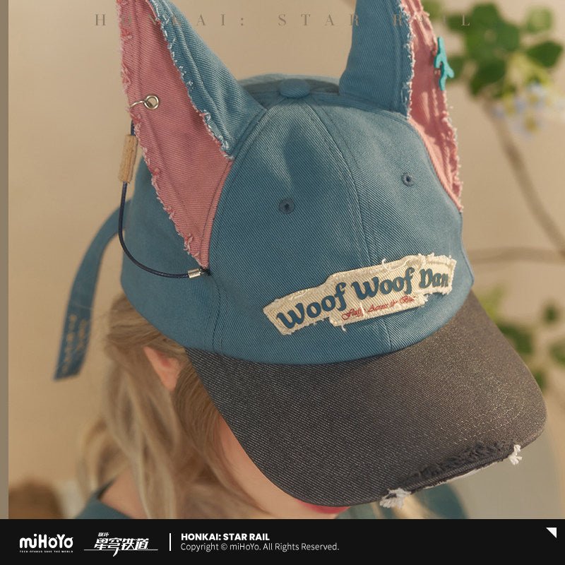 Honkai Star Rail Fluffy Across The Blue Series Woof Woof Dan Baseball Cap