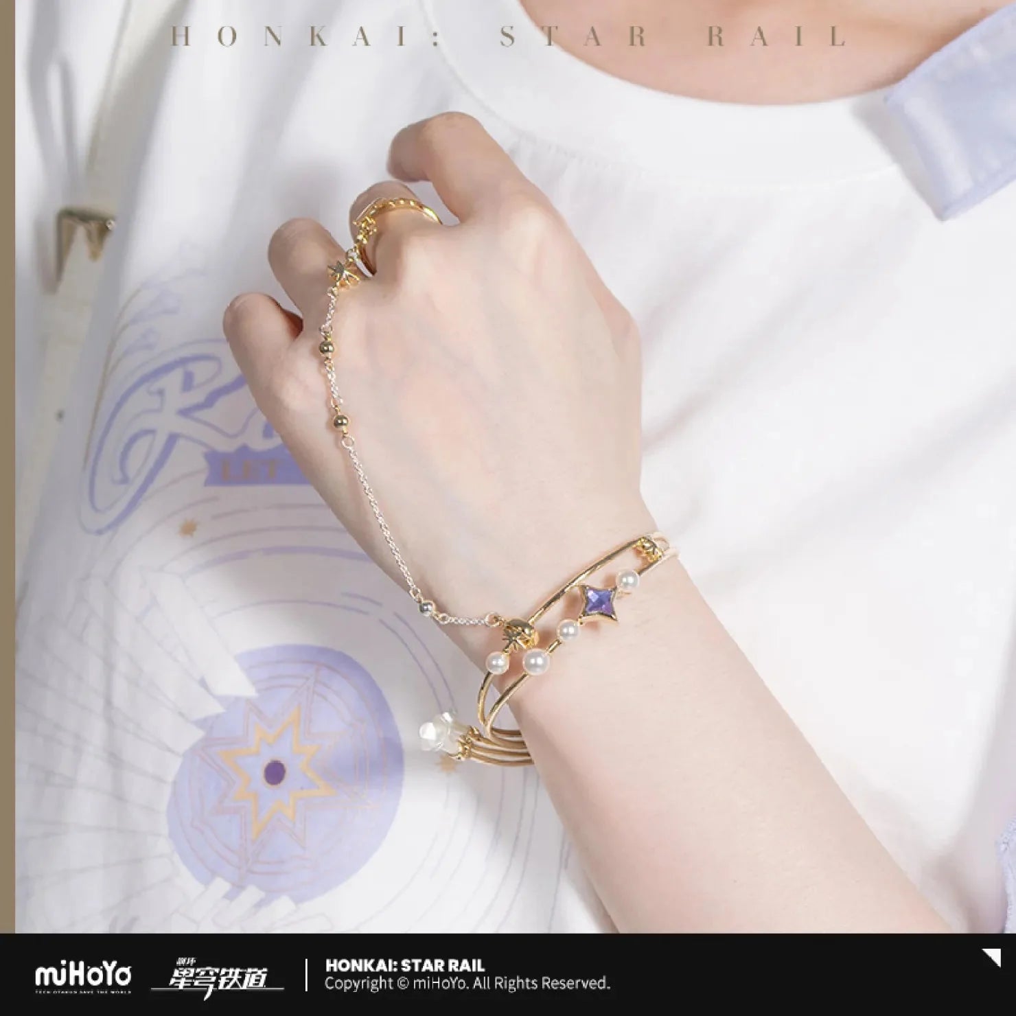 [OFFICIAL] Honkai Star Rail Robin Impression Accessories - Bracelet Ring Set