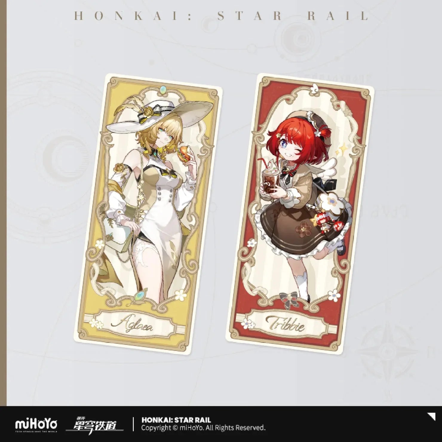 [OFFICIAL] Honkai Star Rail Train Journey Series Merch - Aglaea and Tribios