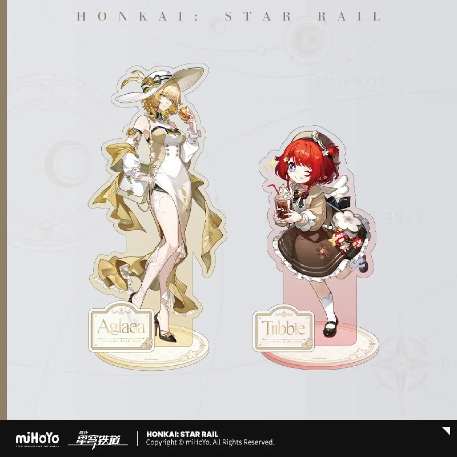 [OFFICIAL] Honkai Star Rail Train Journey Series Merch - Aglaea and Tribios