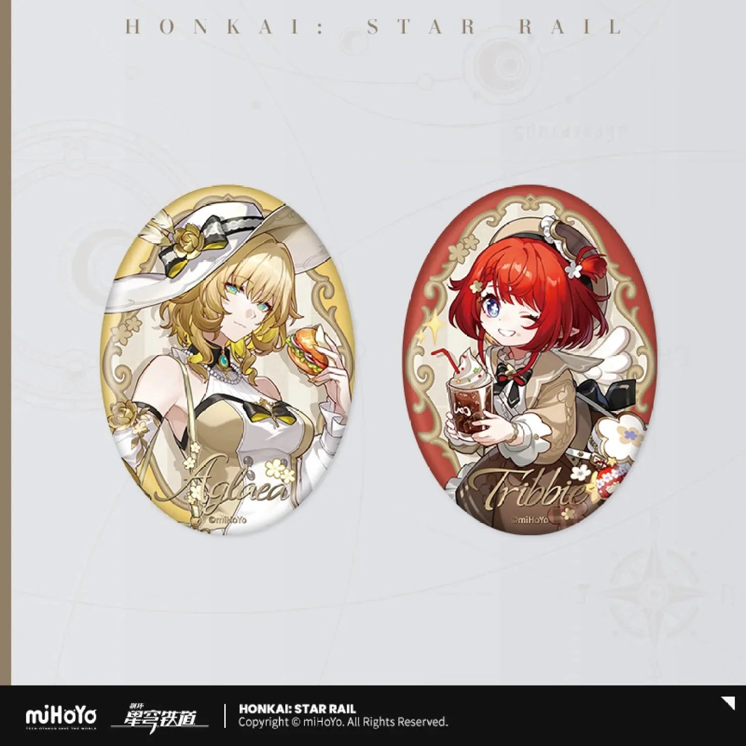 [OFFICIAL] Honkai Star Rail Train Journey Series Merch - Aglaea and Tribios