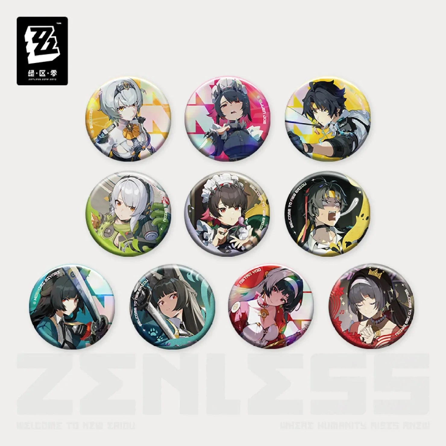 [OFFICIAL] Zenless Zone Zero INTER-KNOT Series Badge Blind Box Vol.1
