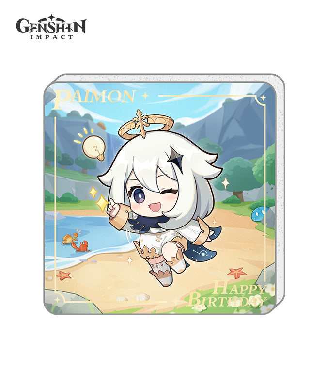[Official Merchandise] Genshin Impact Characters Birthday Acrylic Fridge Magnets
