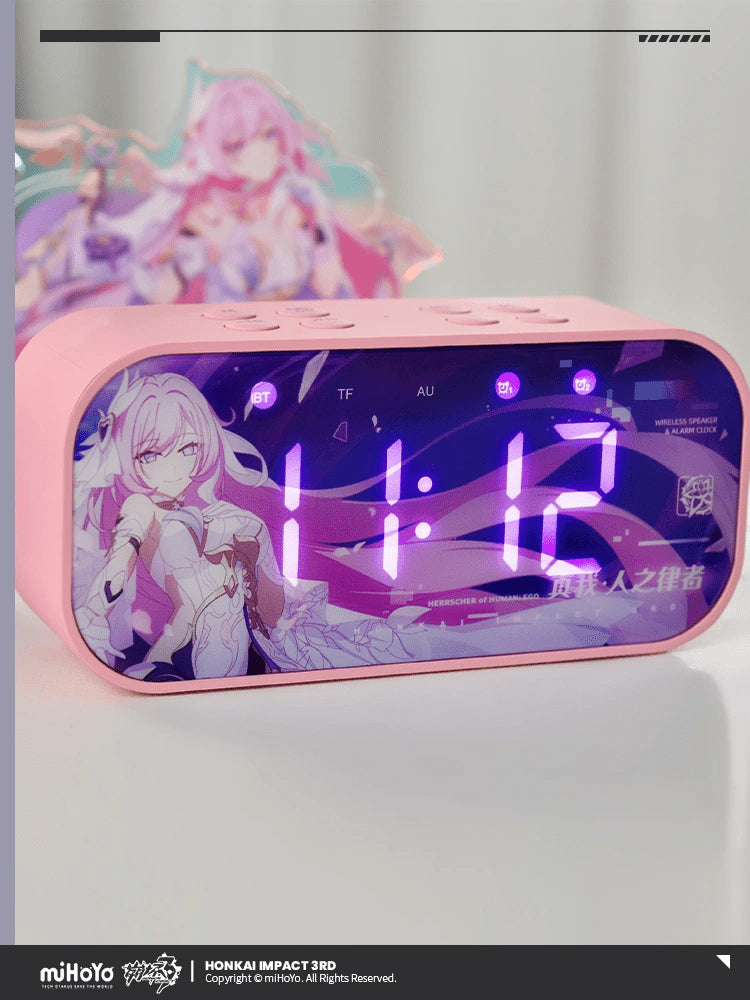 Honkai 3rd Elysia Herrscher Voice Alarm Clock Bluetooth Speaker