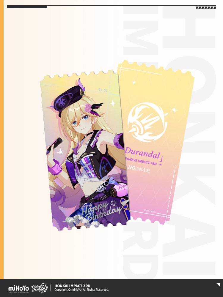 Honkai Impact 3rd Durandal 2024 Birthday Gift Box Starlight Night